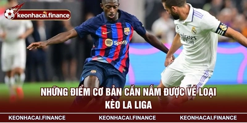 Kèo La Liga - Loại Hình Đặt Cược Hấp Dẫn Hàng Đầu Hiện Nay 1 Những điểm cơ bản cần nắm được về loại kèo La Liga