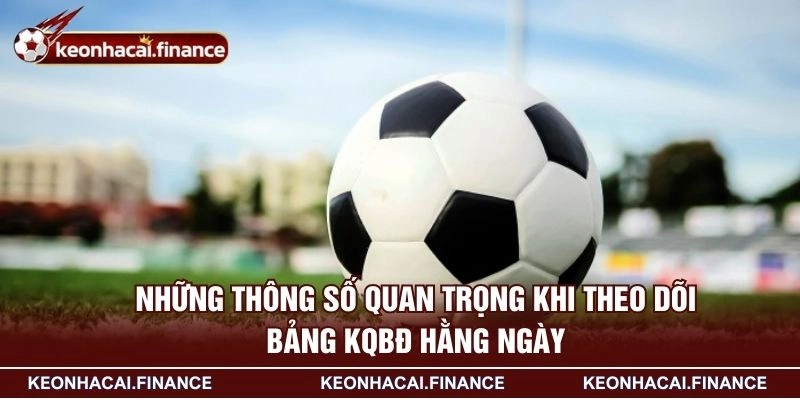 Những thông số quan trọng khi theo dõi bảng KQBĐ hằng ngày